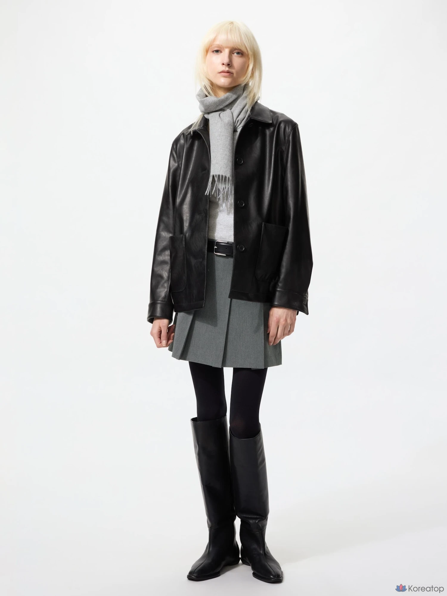 Куртка-рубашка Uniqlo Coating Relax Shirt Jacket