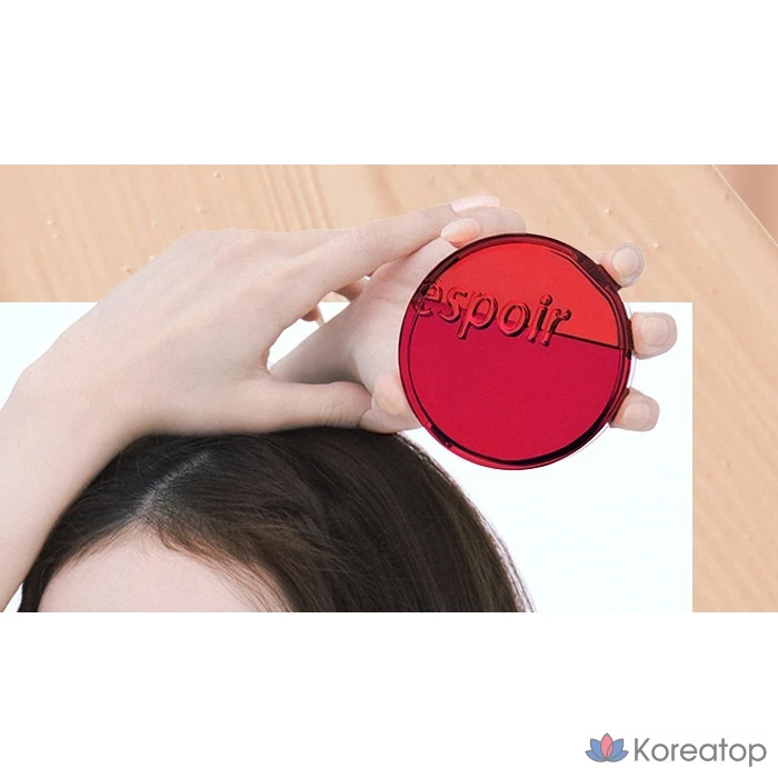 Кушон Espoir Pro Tailor Be Velvet Cover Cushion Foundation New Class, оттенок 20 Vanilla, 13 г, 1 шт., фото 3