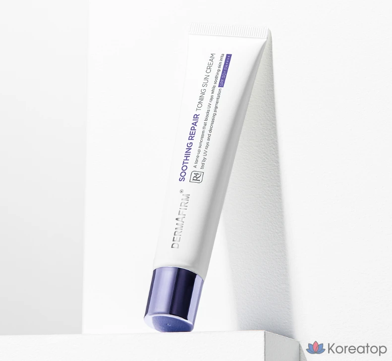 Солнцезащитный крем Dermafirm Soothing Repair Toning Sun Cream R4 SPF50+ PA++++, 40 г, 1 шт.