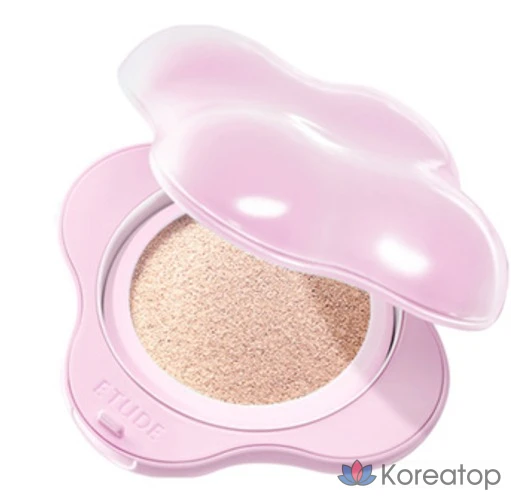 Кушон Etude House Blossom Cloud Filter Cushion, оттенок 19 Porcelain, 15 г + 5 г, 1 шт.