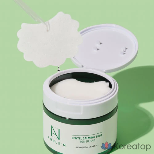 Тонер-пэды AMPLE:N Centella Calming Shot Toner Pad, 180 мл, 60 шт.