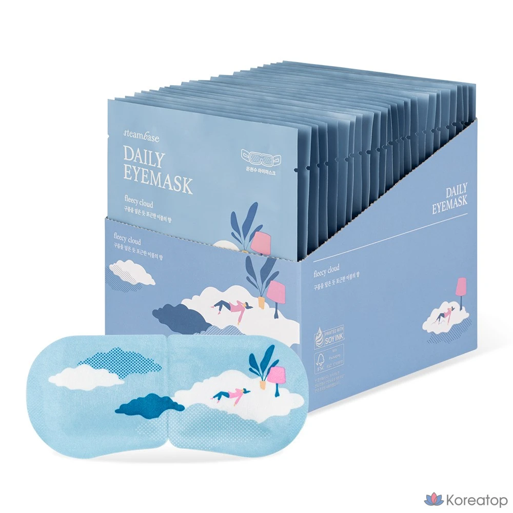 Тканевая маска для глаз Steambase Steam Warm Eye Mask (Cloud Blanket Scent), 24 шт.