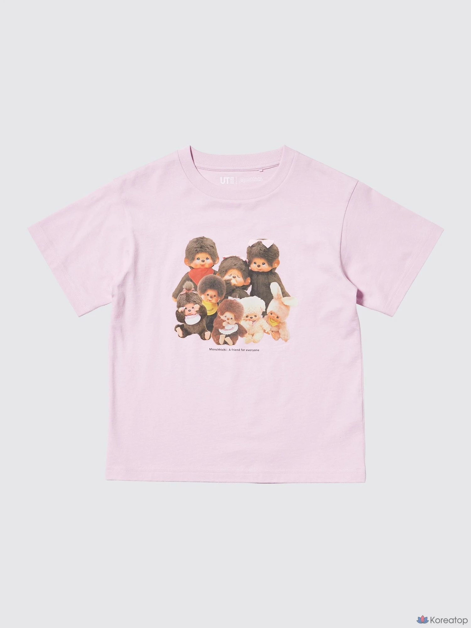 Футболка для девочек Uniqlo Monchhichi UT Graphic T