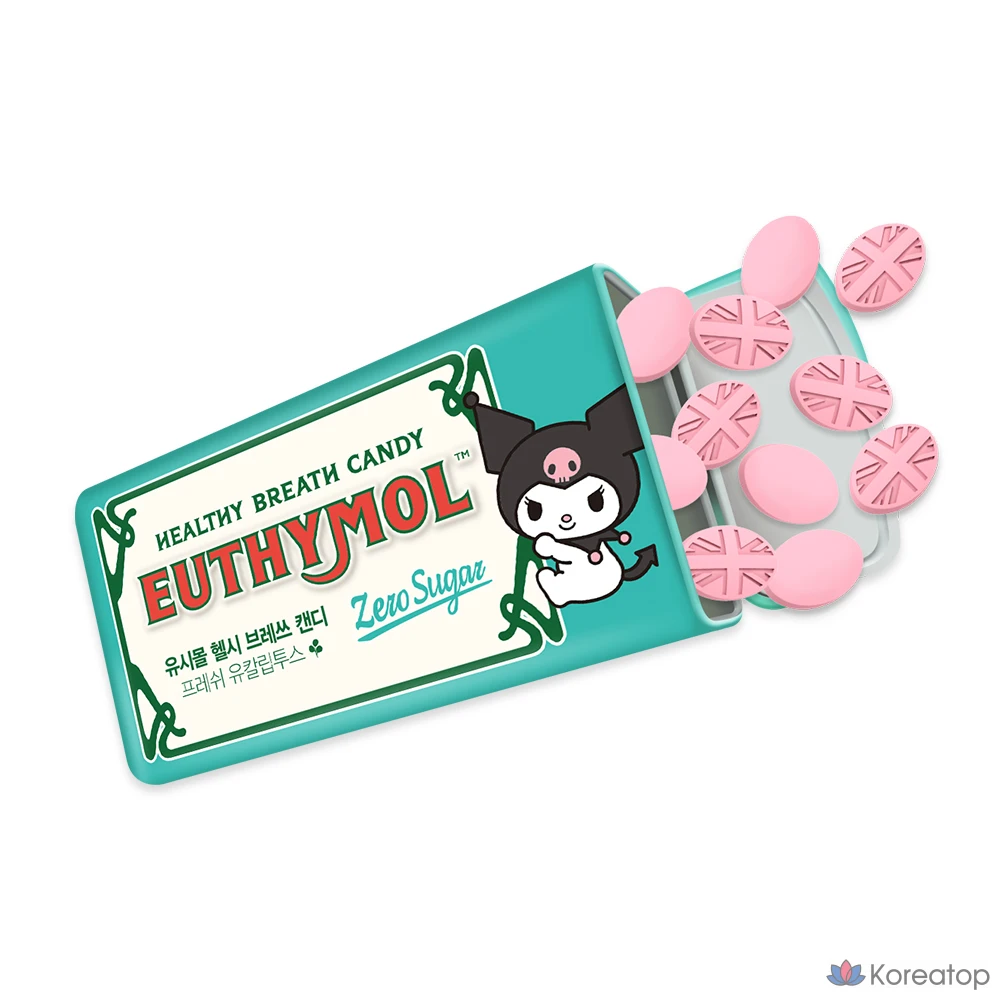 Драже для свежести дыхания Euthymol Healthy Breath Fresh Eucalyptus, 34 г, 1 шт.