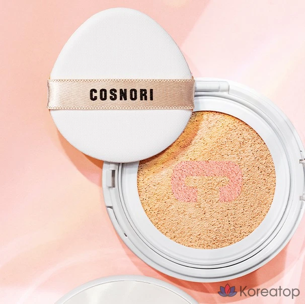 Кушон Cosnori Blossom Tone-up Cushion Clear SPF50+ PA++++ Refill, оттенок Pink Beige, 14 г, 1 шт.