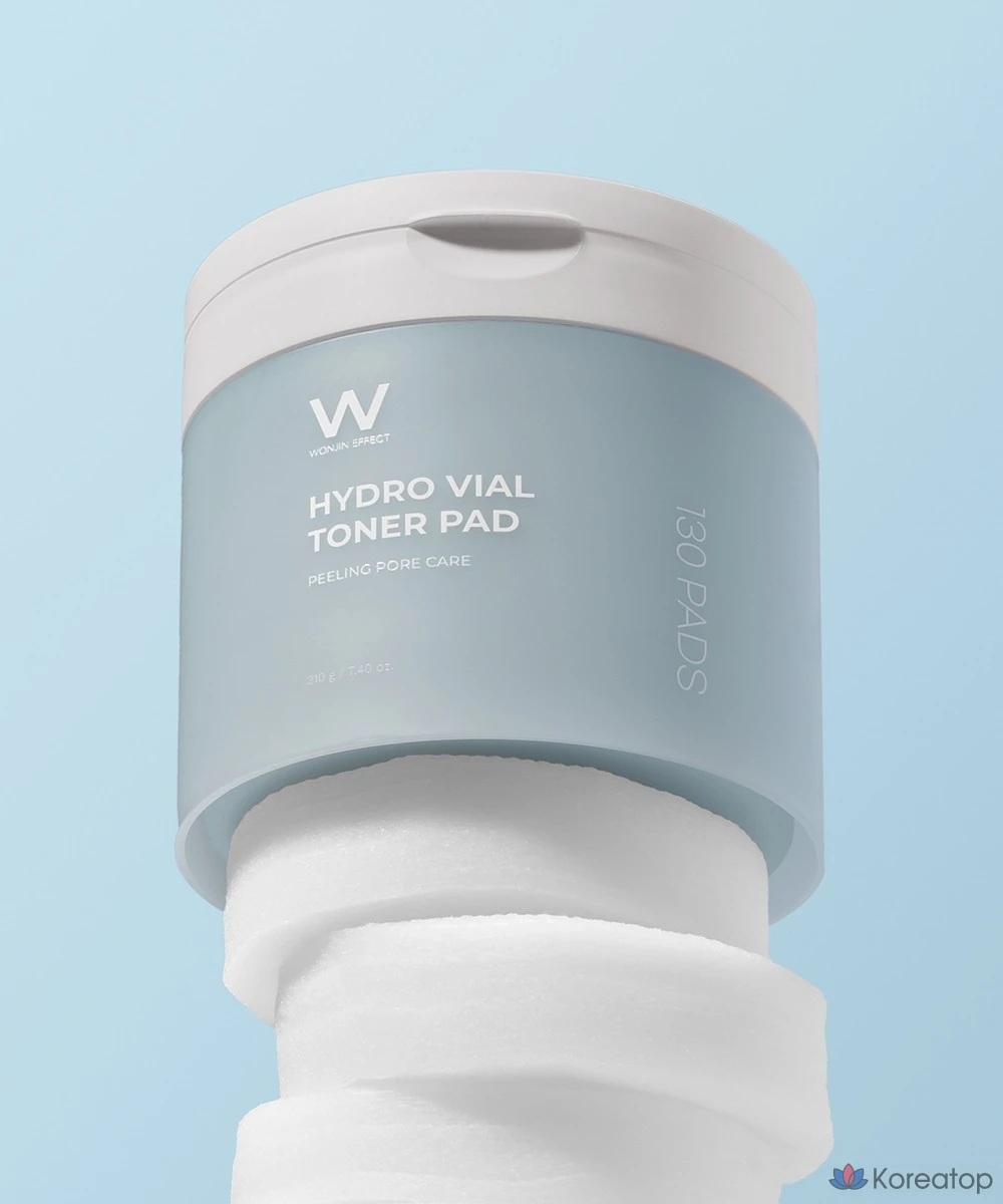 Тонер-пэды Wonjin Effect Hydro Vial Toner Pad, 210 г, 130 шт.