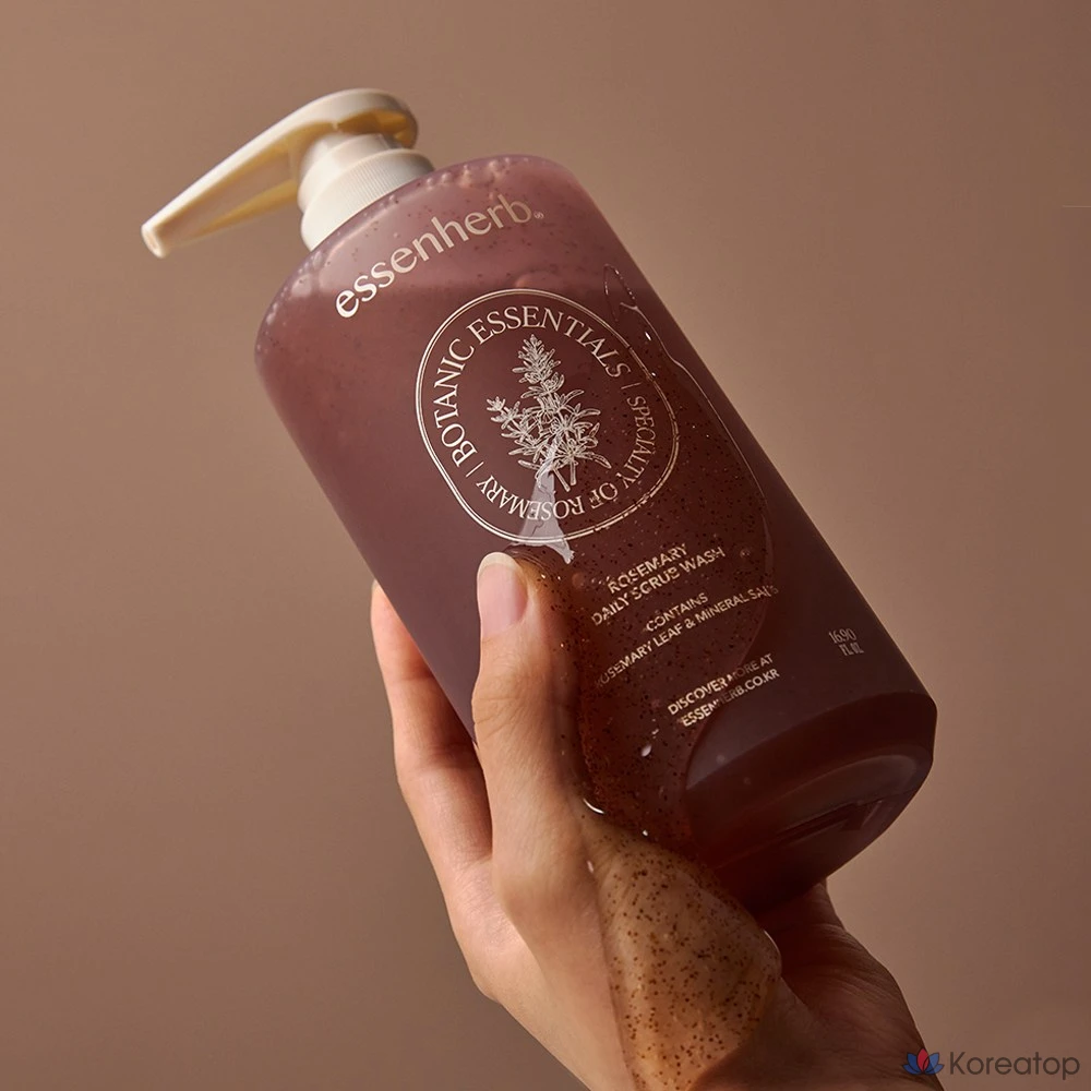 Скраб для тела EssenHerb Rosemary Daily Scrub Wash, 500 мл, 1 шт.