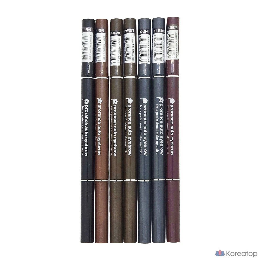 Карандаш для бровей Prorance Auto Eyebrow Pencil, оттенок 11 Black, 1 шт.