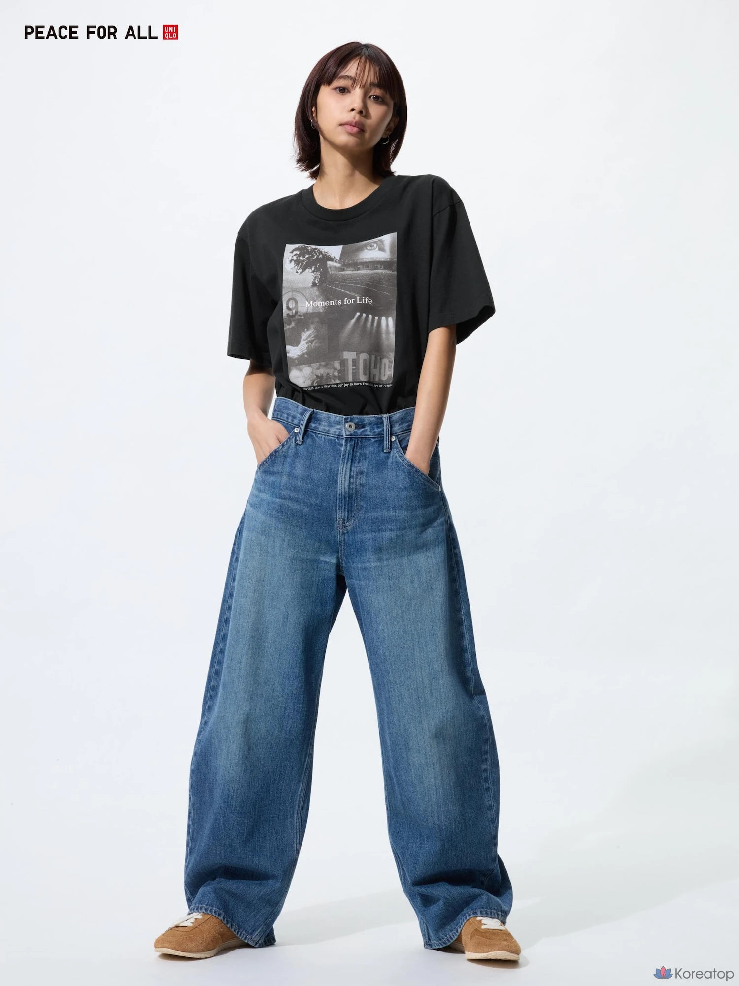 Футболка Uniqlo PEACE FOR ALL Graphic T Regular Fit TOHO, фото 3