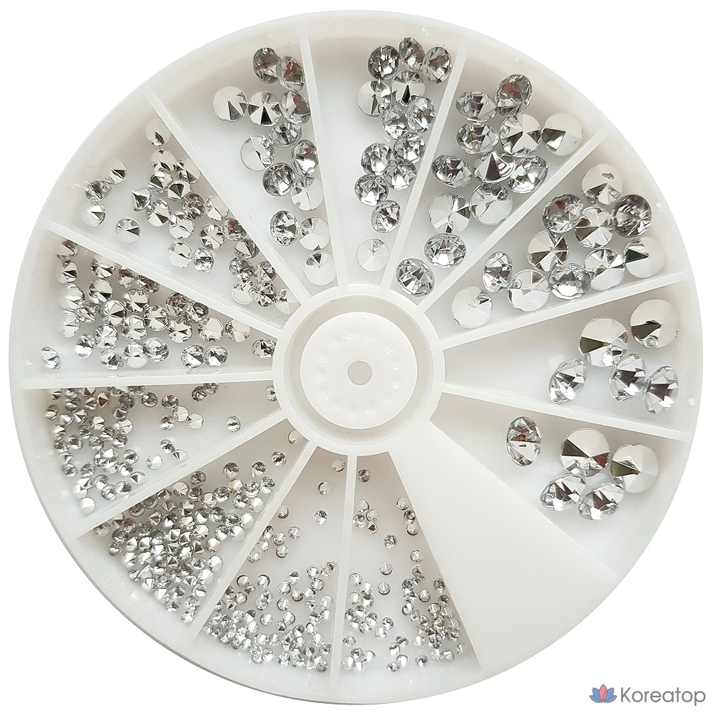 Набор для ногтей Wonjin Nail Room Nail Stone Parts Set, оттенок 057 Optima R Stone, 1 шт.