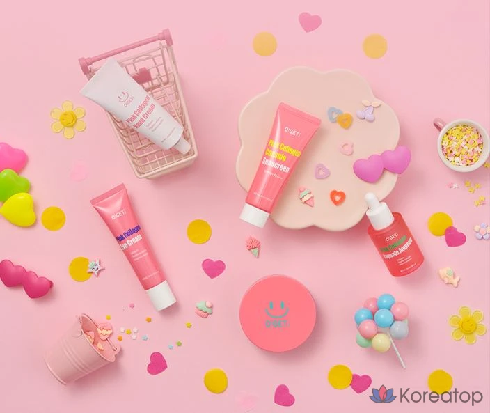 Крем для рук O!GETi Pink Collagen Hand Cream, 40 мл, 1 шт.