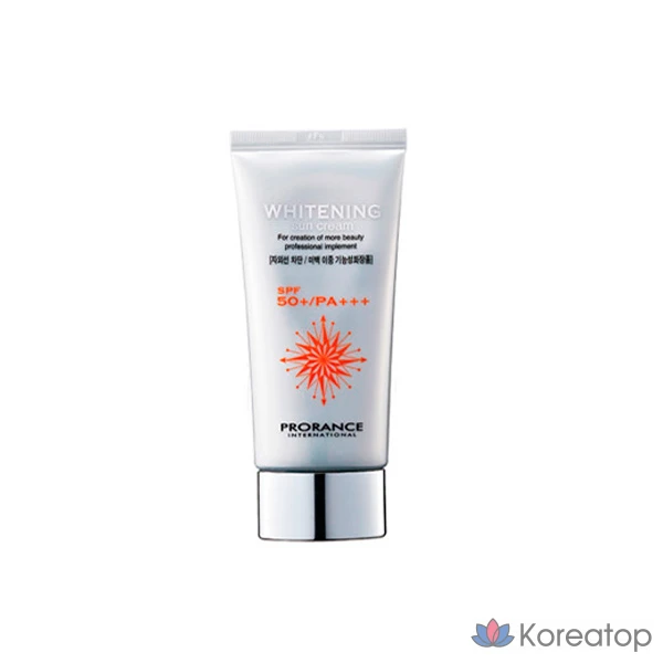 Солнцезащитный крем Prorance Whitening Sun Cream SPF50+ PA+++, 1 шт.