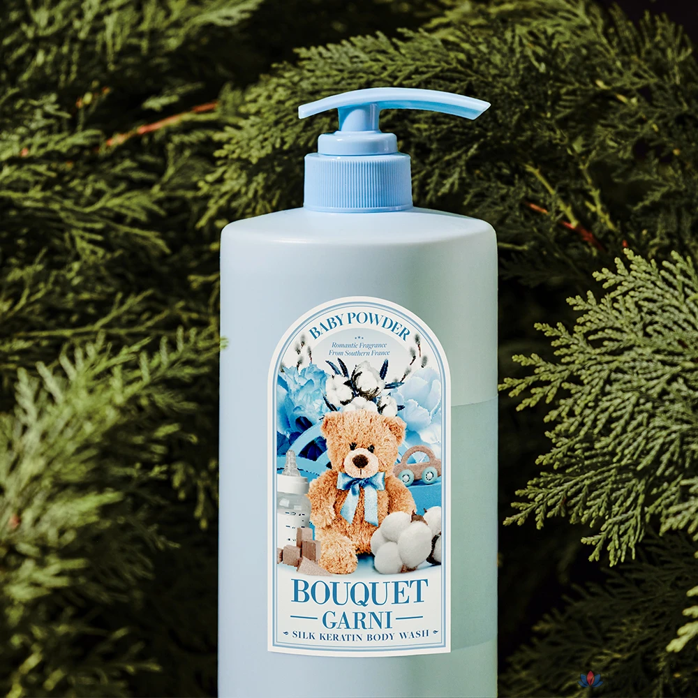 Гель для душа Bouquet garni Moisture Body Wash Baby Powder, 1 л, 1 шт., фото 3