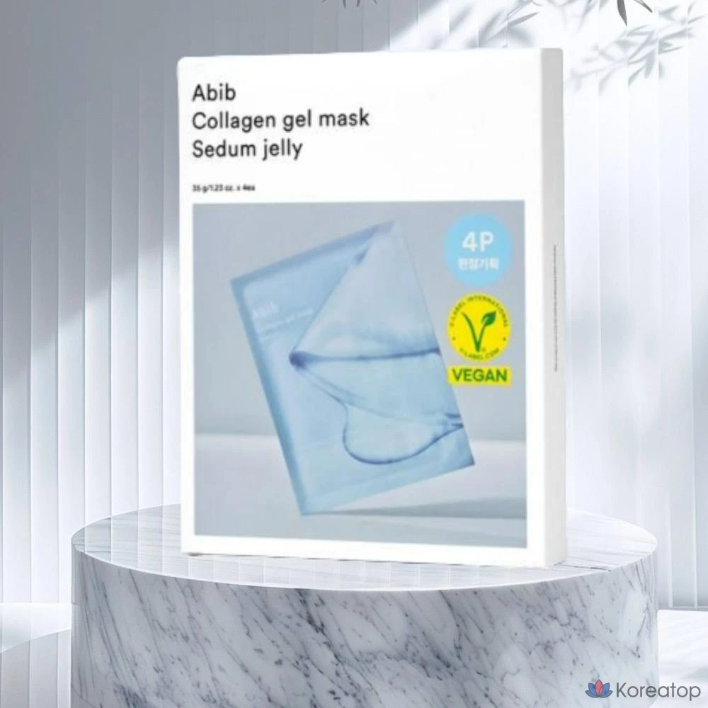 Гелевая маска для лица Abib Vegan Collagen Gel Mask Moisture Herb Jelly, 4 шт., фото 2