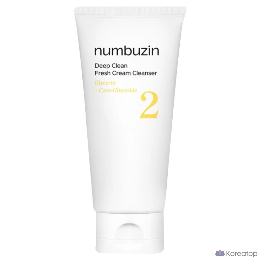 Крем-пенка для умывания Numbuzin No.2 Deep Clean Sunc Cream Cleansing Foam, 120 мл, 1 шт.