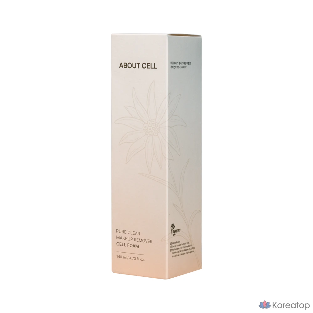 Гидрофильное масло Etude House About Cell Pure Clear Makeup Remover Cell Foam, 140 мл, 1 шт.