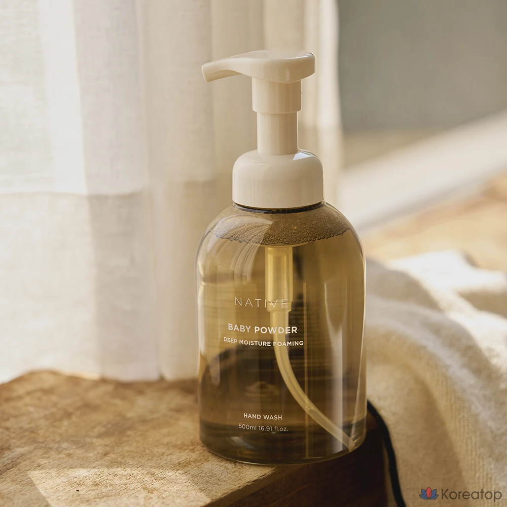 Пенка для рук AVCA Native Deep Moisture Foaming Hand Wash, аромат Baby Powder, 500 мл, 1 шт.