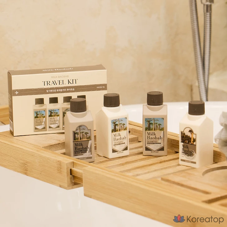 Набор для ухода Milk Baobab White Soap Travel Kit, 1 шт.