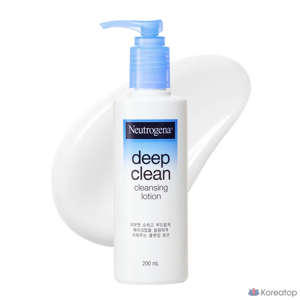 Очищающий лосьон Neutrogena Deep Clean Cleansing Lotion, 200 мл, 1 шт.