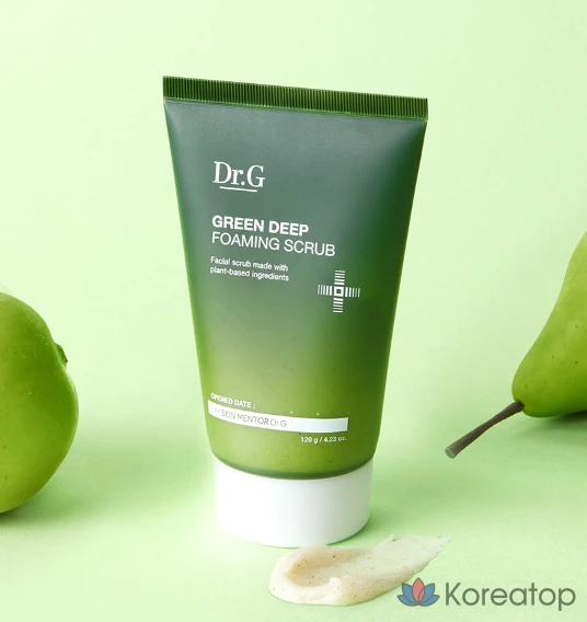 Скраб для лица Dr. G Green Deep Foaming Scrub, 120 г, 1 шт.