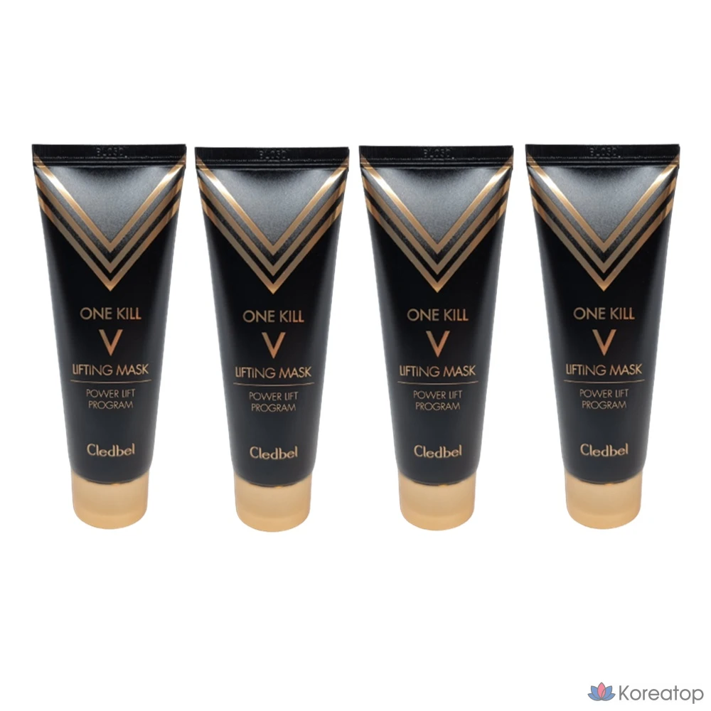 Тканевая маска для лица Cledbel One Kill V Real Lifting Mask, 4 шт.