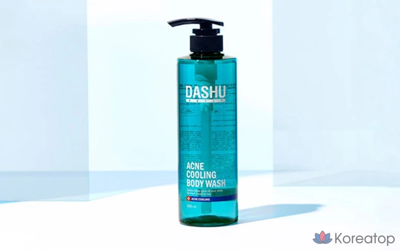 Гель для душа DASHU Daily Acne Cooling Body Wash, 500 мл, 1 шт.