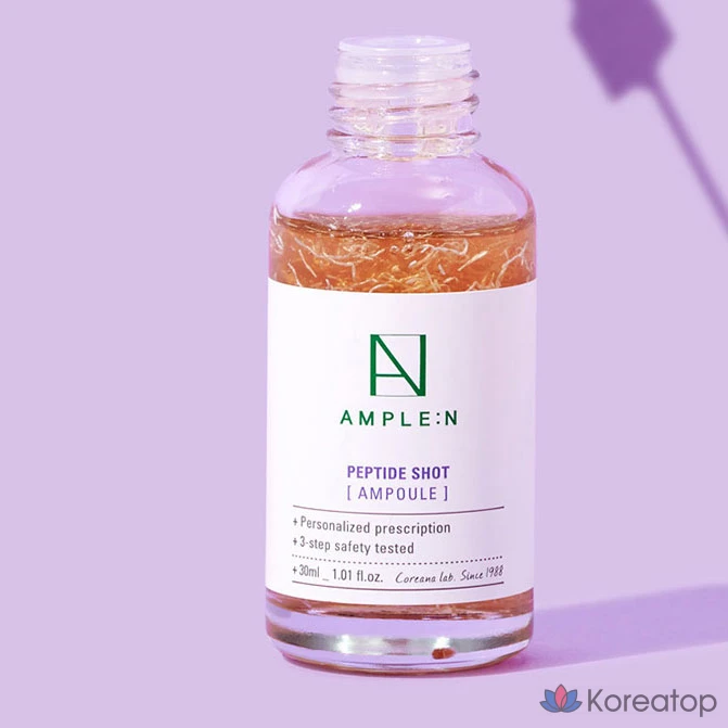 Набор для ухода AMPLE:N Peptide Shot Ampoule 100ml + Ceramide Shot Ampoule 100ml + Ceramide Shot Cream 50ml, 1 шт.