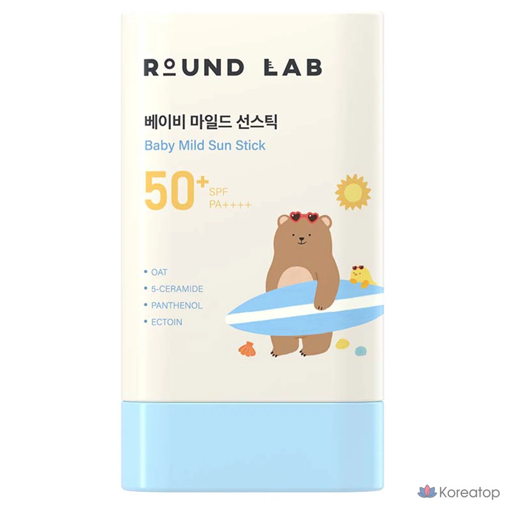 Солнцезащитный стик Round Lab Dokdo Mild Sun Stick SPF50+ PA++++, 21 г, 1 шт.