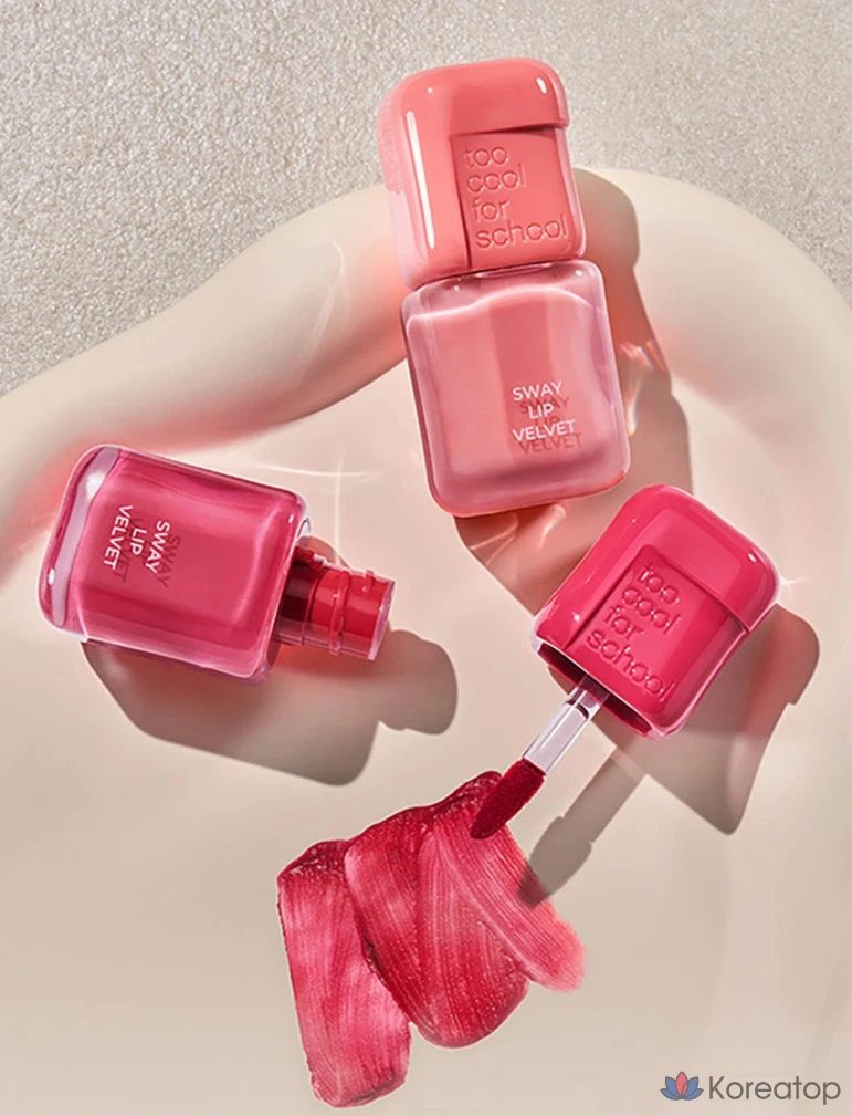 Тинт для губ Too Cool For School Sway Lip Velvet, оттенок 14 Low Cherry, 1 шт., фото 3