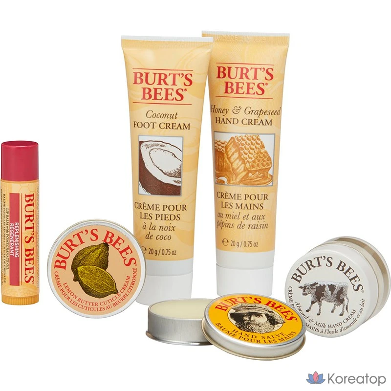 Набор для ухода Burt's Bees Tips and Toes 6-piece Set, 1 шт.