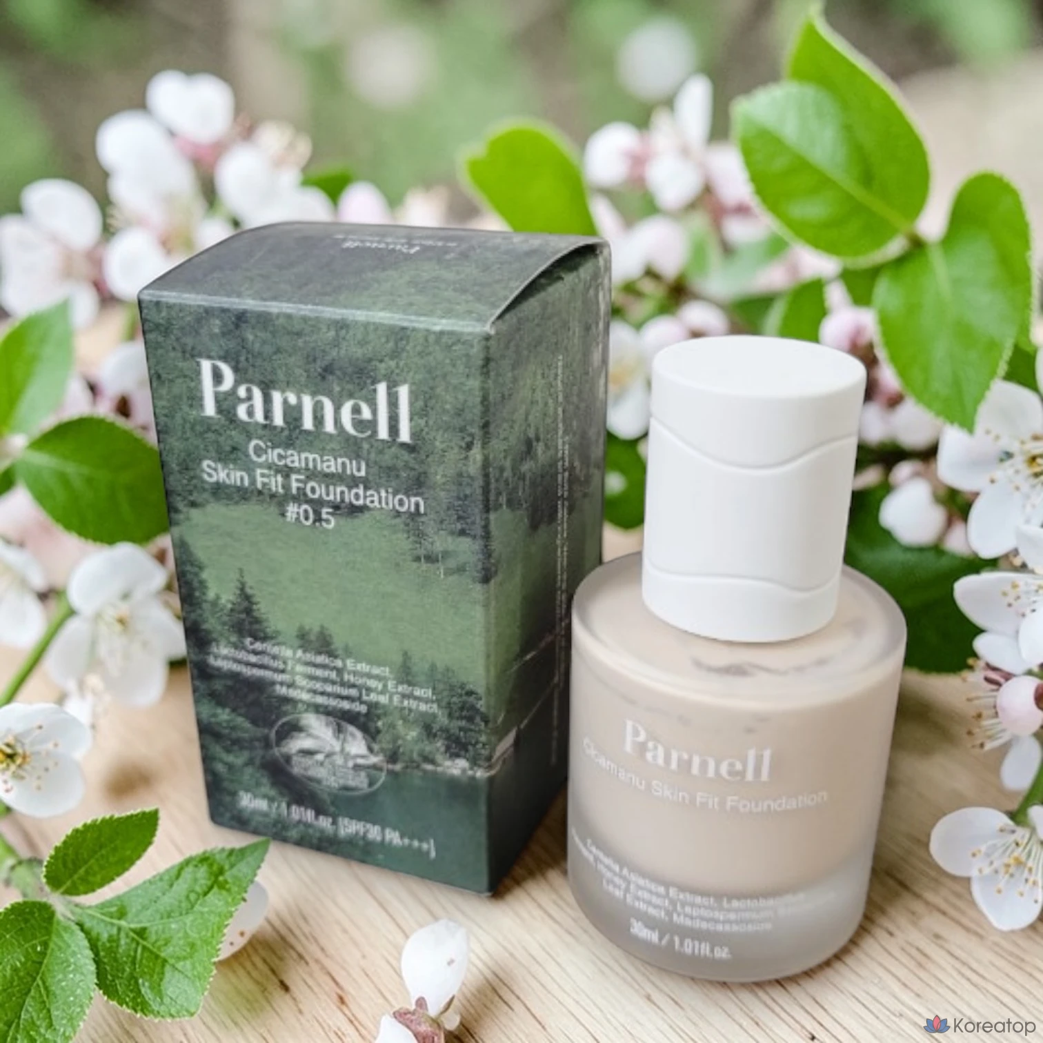 Тонер Parnell Cicamanu Skin Fit Foundation, оттенок 0.5, 30 мл, 1 шт.