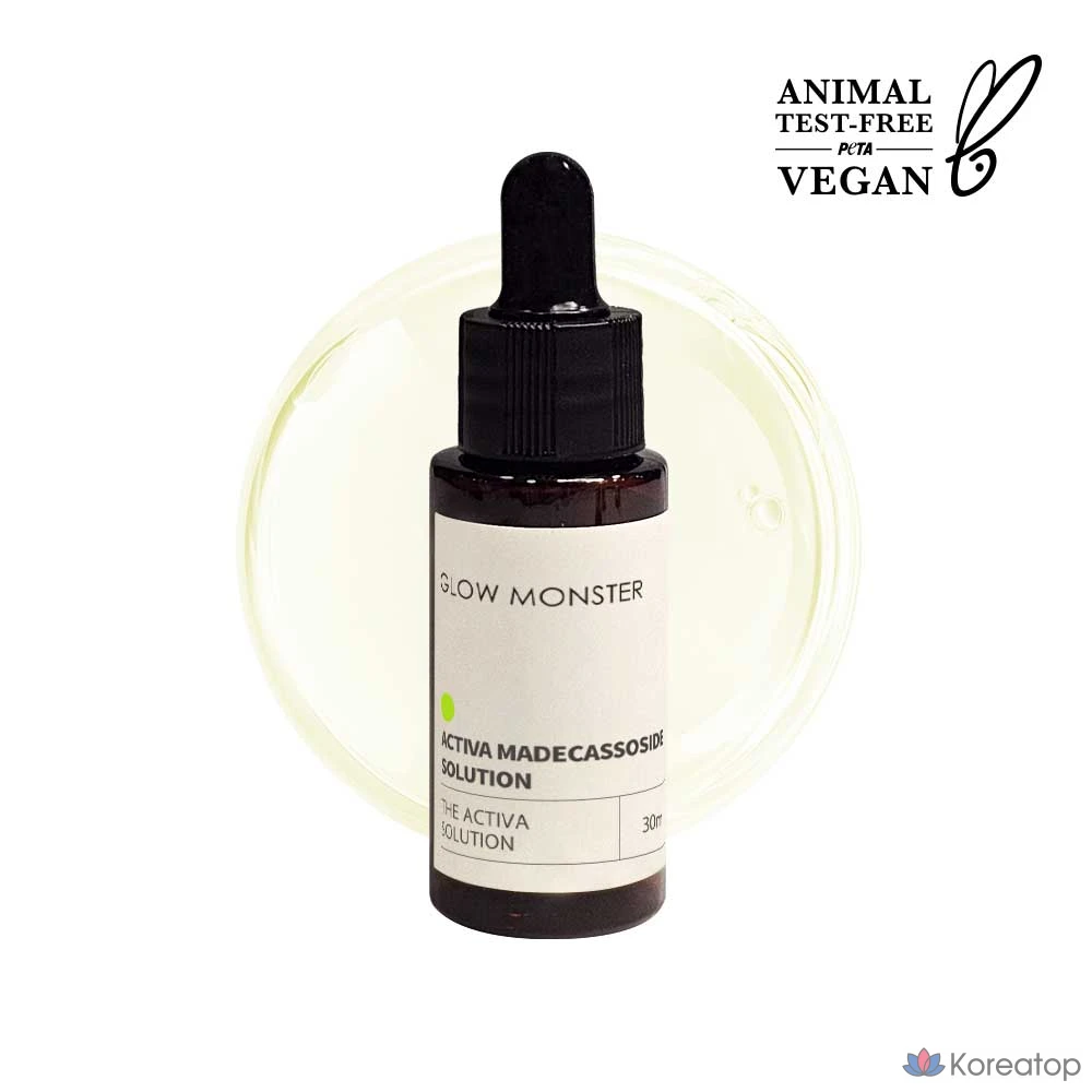 Ампульная сыворотка Glow Monster Activa Glycerylglucoside Solution + Activa Madecassoside Cica Solution, 60 мл, 1 шт.