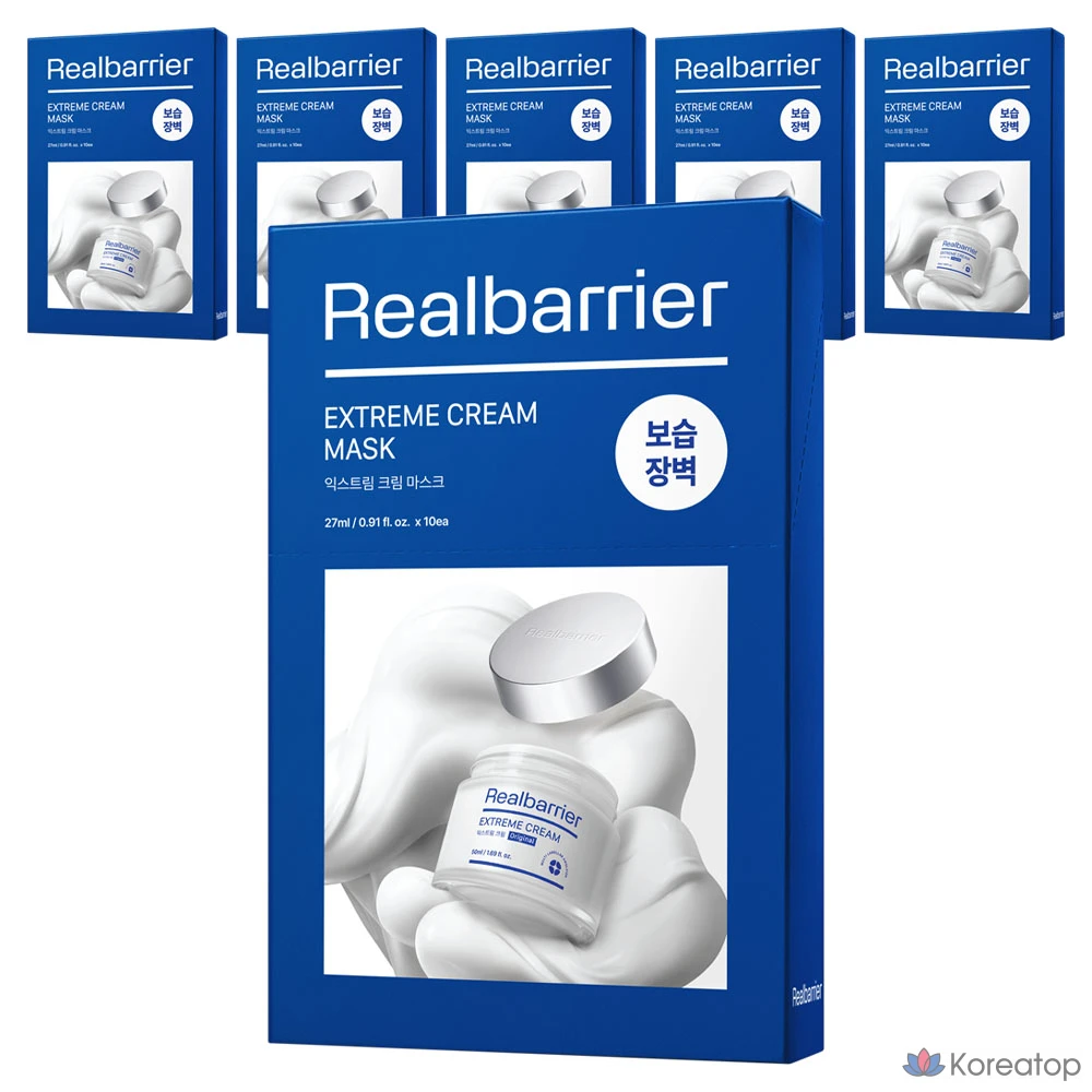 Тканевая маска для лица Real Barrier Extreme Cream Mask, 27 мл, 60 шт.