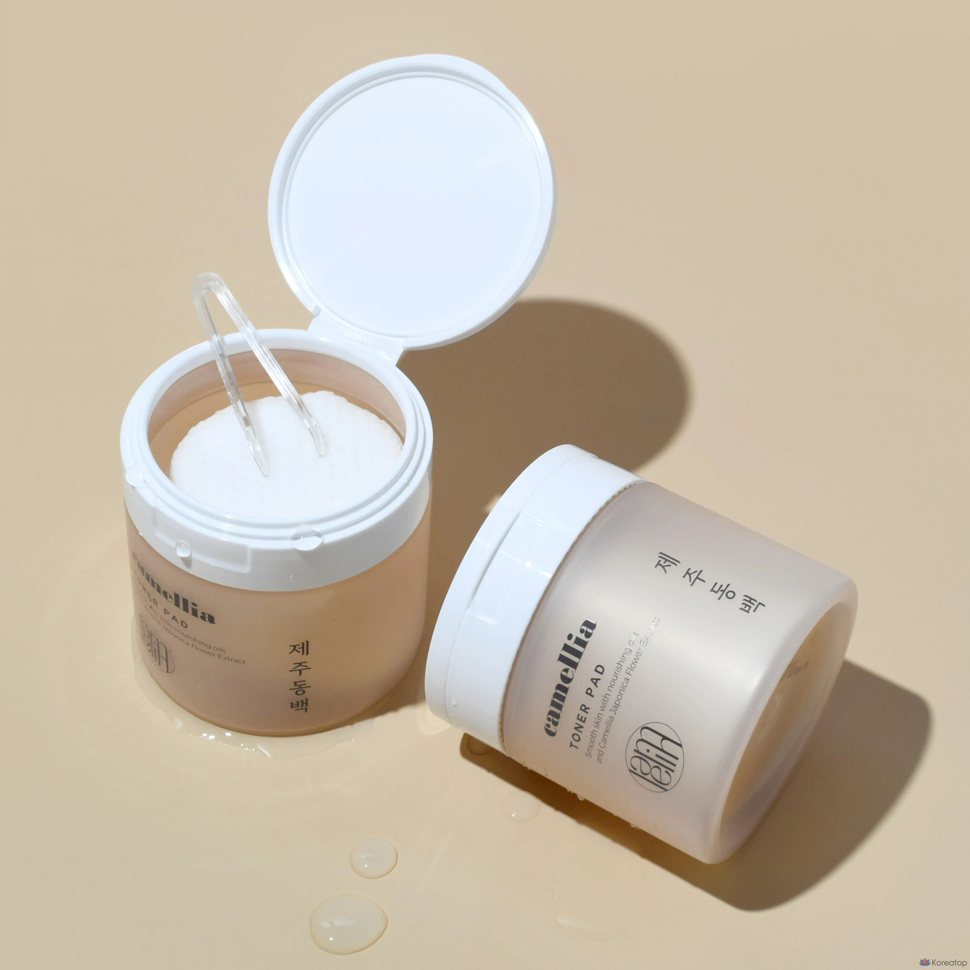 Тонер-пэды Lamelin Camellia Toner Pad, 250 мл, 100 шт.