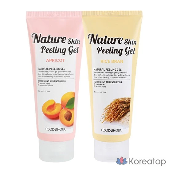 Пилинг FoodaHolic Nature Skin Peeling Gel Apricot.Rice Bran, 150 мл, 1 шт.