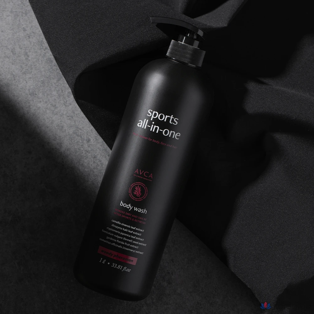 Гель для душа AVCA Sports All-in-one Perfumed Body Wash Woody Pheromone, 1 л, 1 шт.
