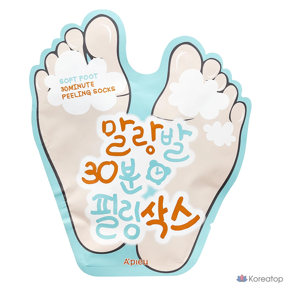 Пилинг A'Pieu Malangbal 30-Minute Peeling Socks, 40 мл, 1 шт.