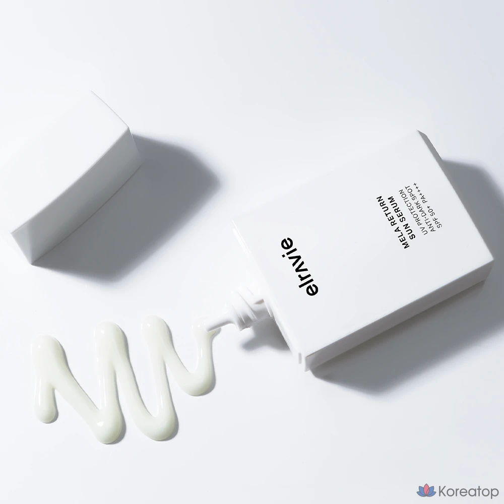 Солнцезащитный крем-сыворотка ELROEL Elravie Melariton Spot & Pore Care Sun Serum SPF50+ PA++++, 50 мл, 1 шт.