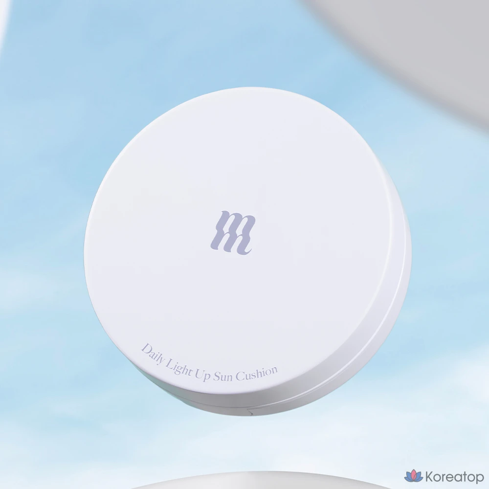 Солнцезащитный кушон MERZY Daily Light Up Sun Cushion SPF50+ PA++++, 12 г, 1 шт.