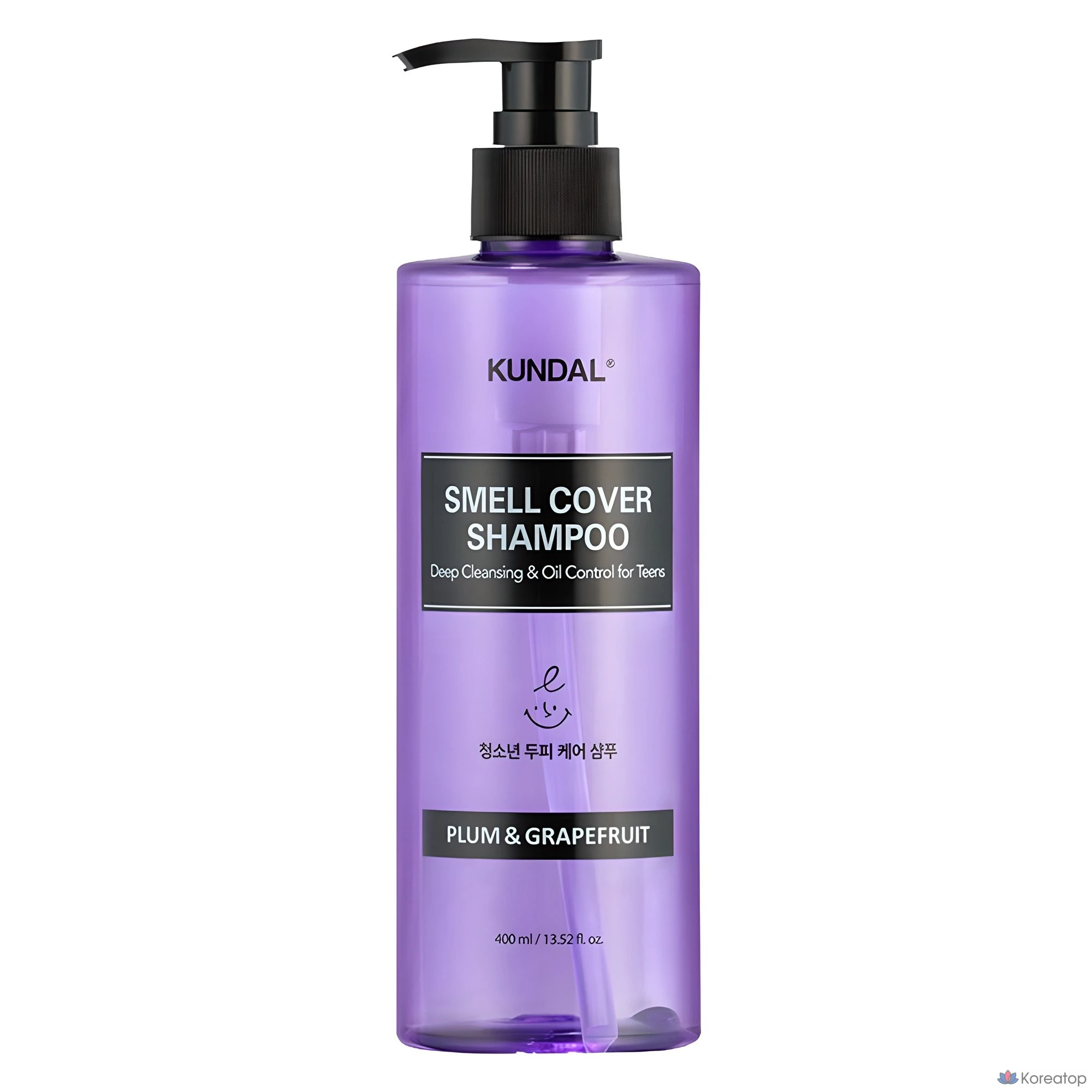 Шампунь Kundal All Day Smell Cover Teenage Shampoo Plum &amp; Grapefruit, 400 мл, 1 шт.
