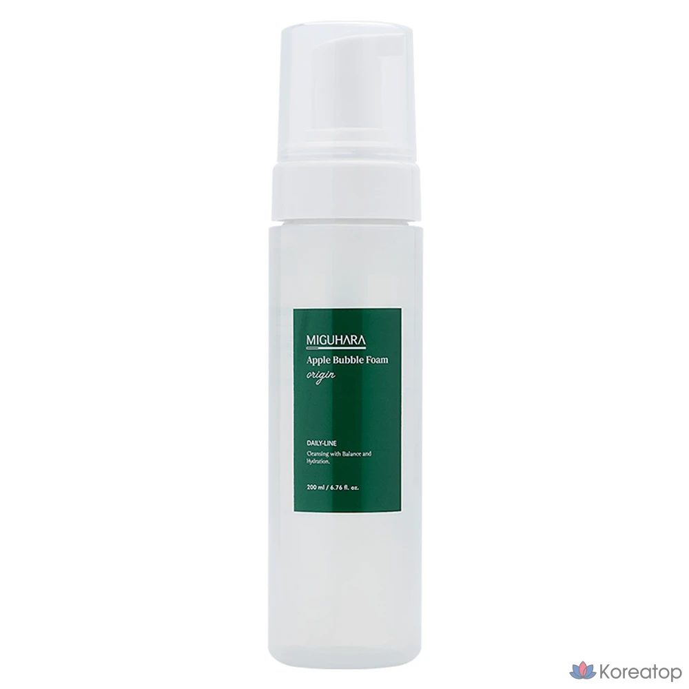 Очищающая пенка Miguhara Daily Apple Bubble Foam Origin Cleansing Foam, 200 мл, 1 шт.