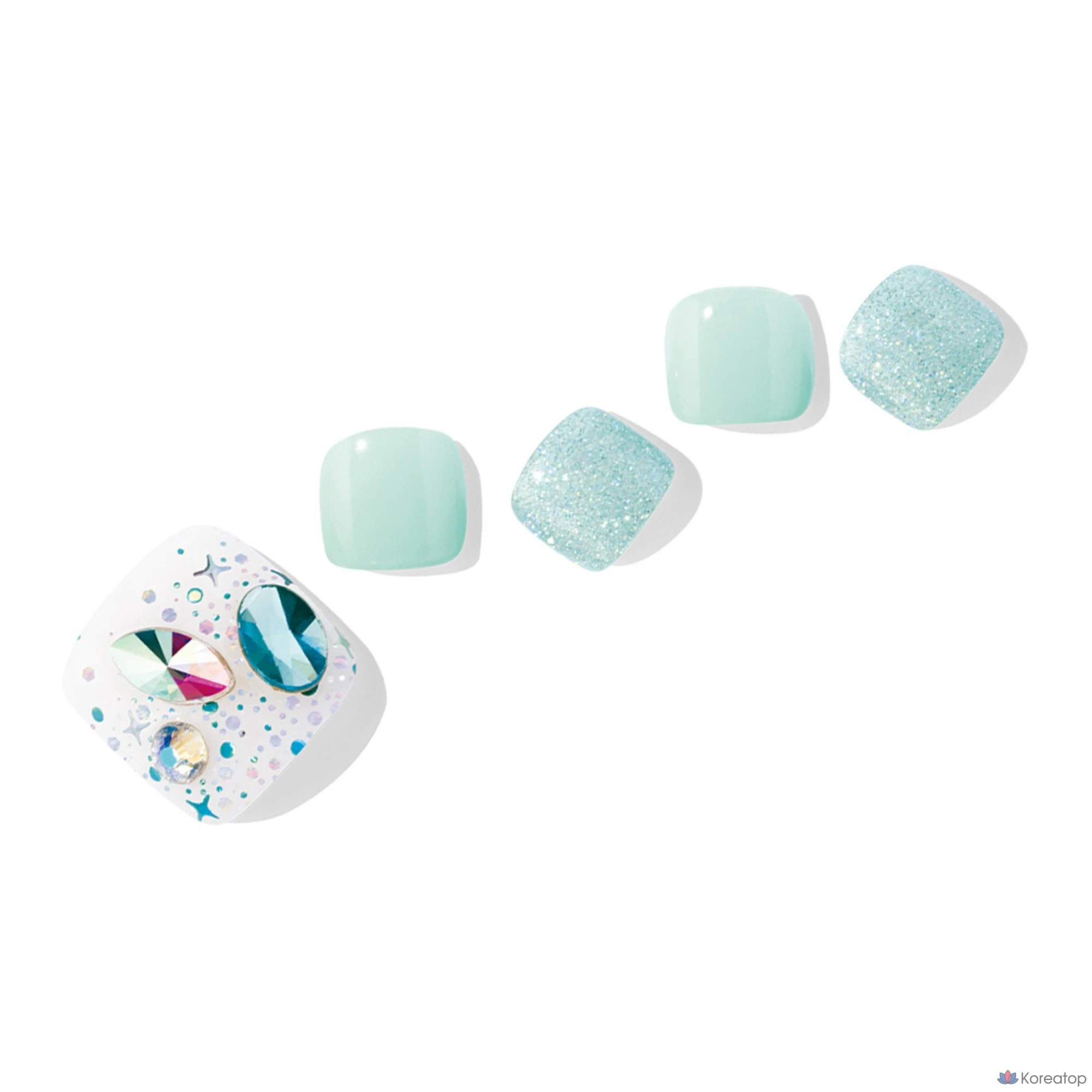 Педикюрные стикеры Ohora P Azure Pedi Sticker, оттенок Blue, 1 шт.