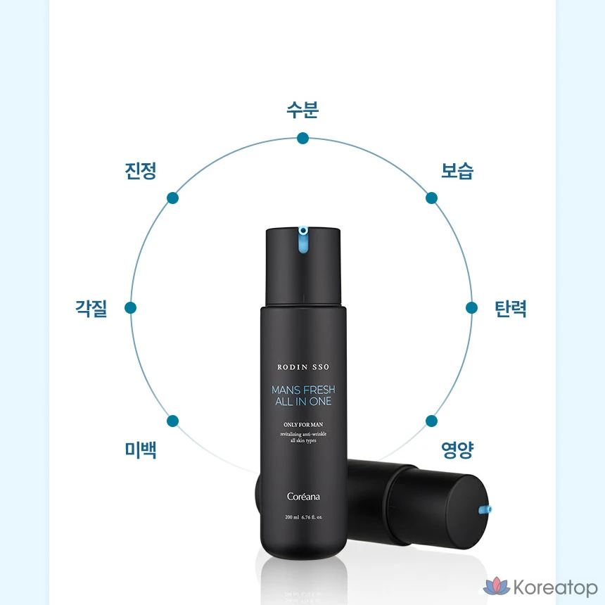 Тонер Coreana Rodin So Homme Fresh All-in-One Skin Lotion, 200 мл, 1 шт.