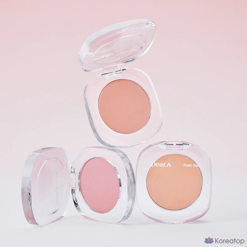 Бьюти-блендер Dear.A Fluffy Blush, оттенок 06 Peach Sorbet, 1 шт.
