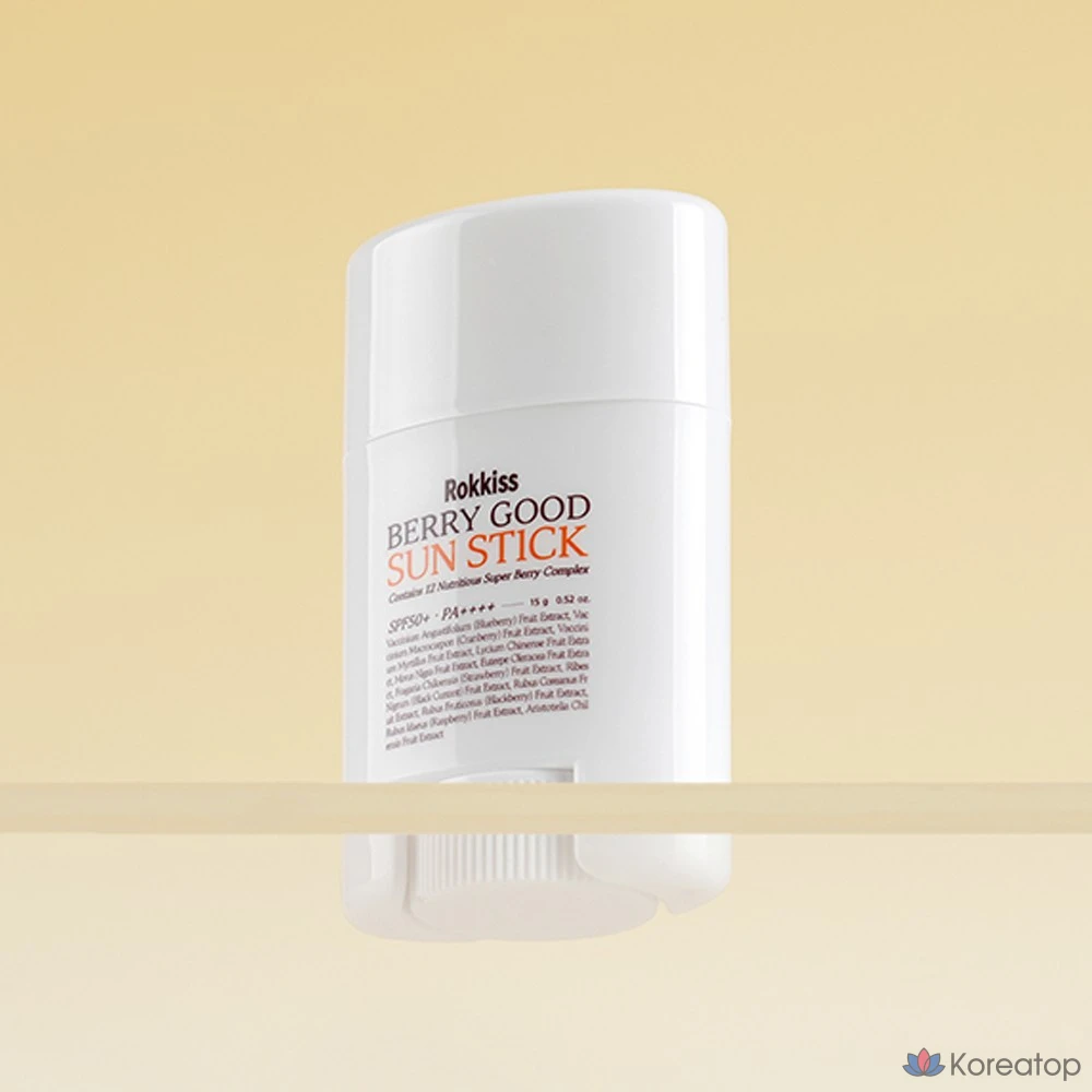 Солнцезащитный стик Rokkiss Berry Good Sun Stick SPF50+ PA++++, 15 г, 1 шт.