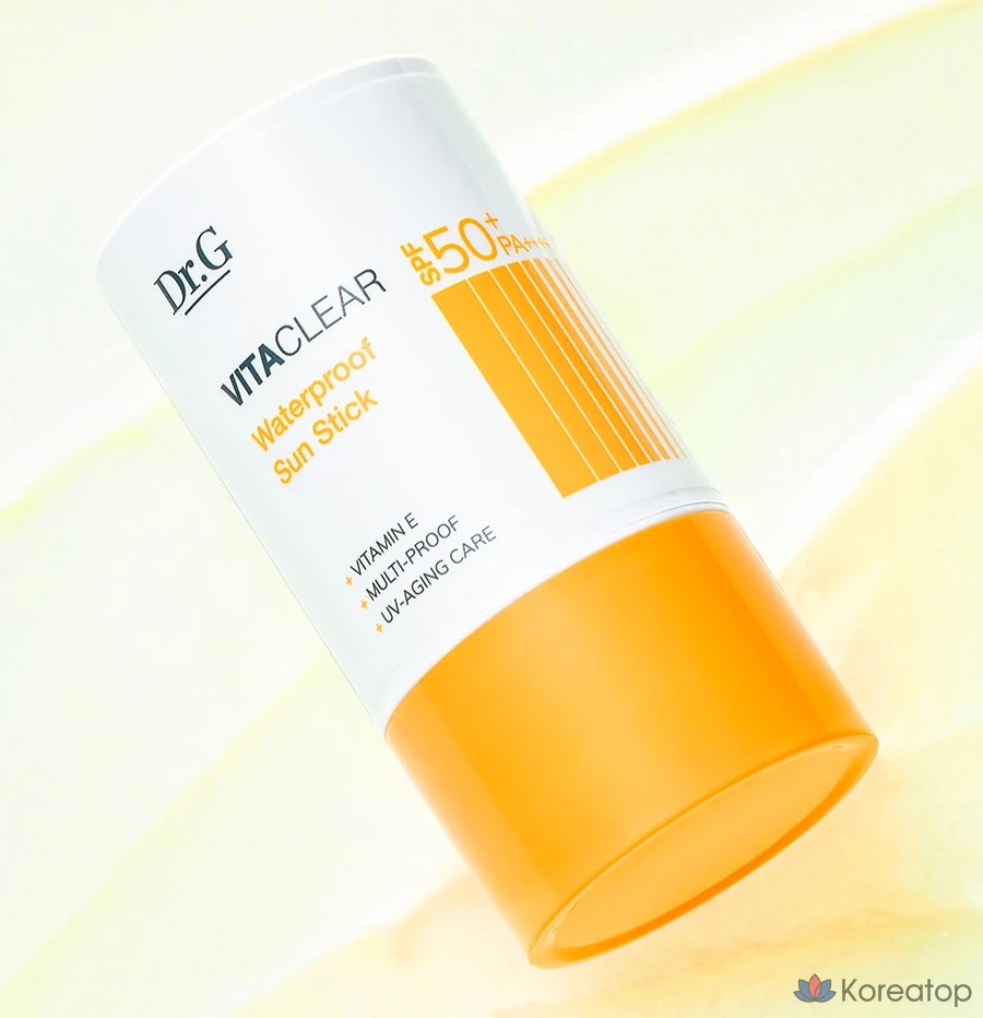 Солнцезащитный стик Dr. G Vita Clear Waterproof Sun Stick SPF50+ PA++++, 21 г, 1 шт.
