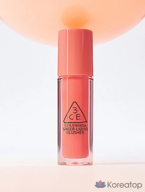 Жидкий румянец 3CE Sheer Liquid Blusher, оттенок Cozy Peach, 1 шт.