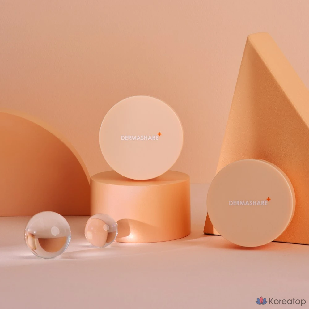 Кушон Dermashare Propolis 25% Longwear Essence Serum Glow Moisture Calming Cushion Foundation, оттенок 23, 15 г + 15 г, 2 шт.