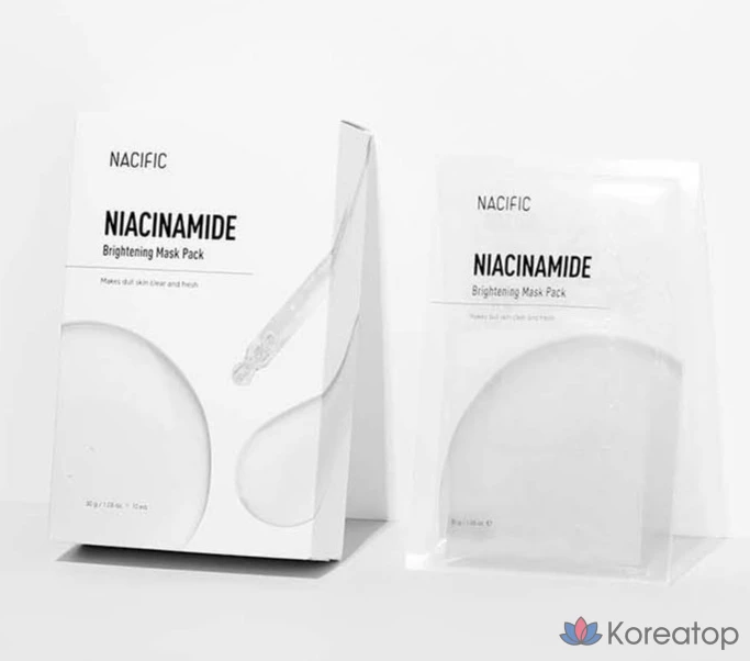 Тканевая маска для лица NACIFIC Niacinamide Brightening Mask, 30 г, 1 шт.