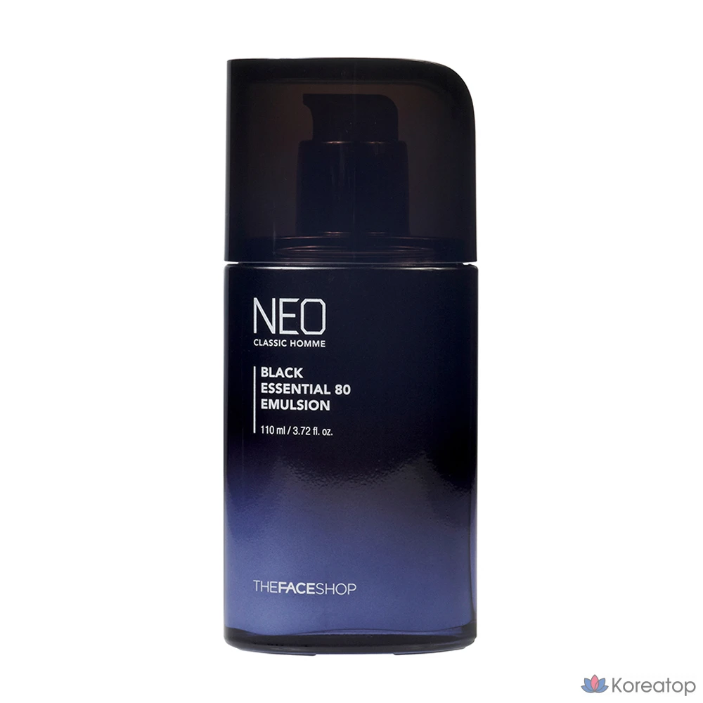 Эмульсия The Face Shop Neo Classic Homme Black Essential 80 Emulsion, 110 мл, 1 шт.